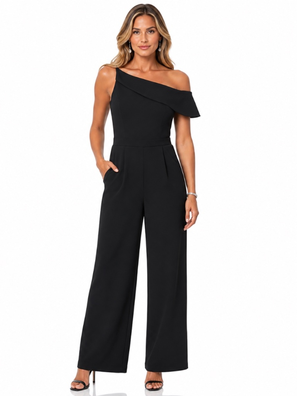 XSCAPE -  Straight-Leg Jumpsuit